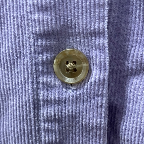 Lavender Corduroy button down - Picture 4 of 4